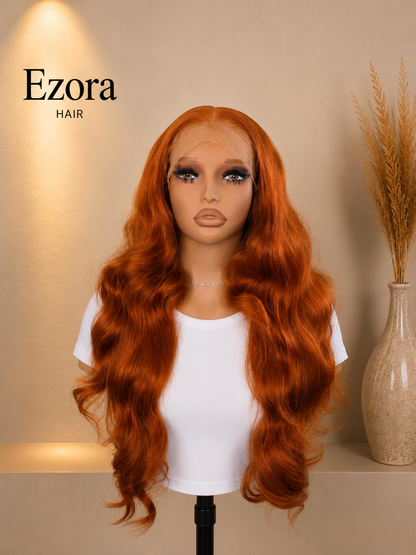 ginger Body Wave Wig – 26" 13x6 Lace Frontal