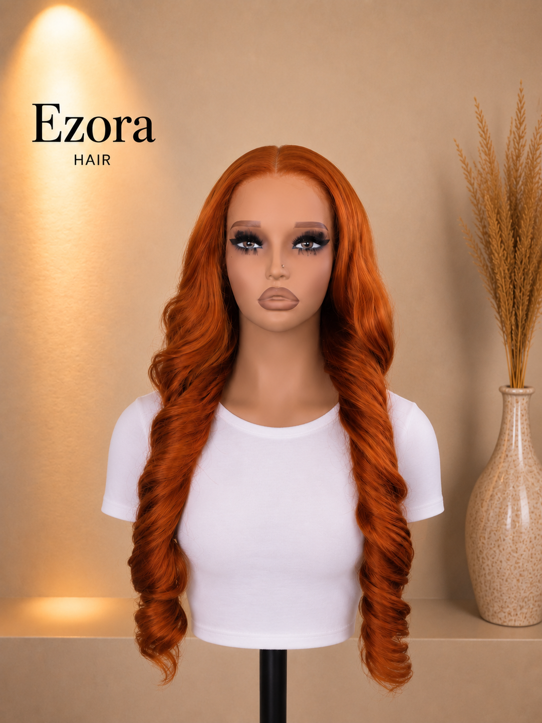 ginger Body Wave Wig – 26" 13x6 Lace Frontal