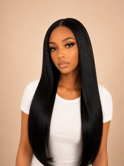 32" Sleek Straight Wig –13x6 HD Lace