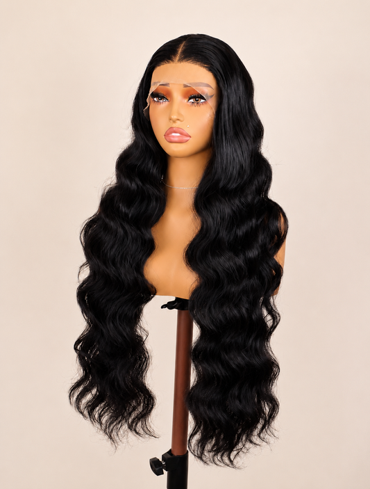 Noir Elegance 32" Body Wave 13x6 lace front wig