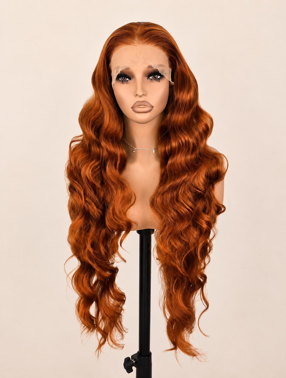 Copper Elegance 32" Body Wave 13x6 Lace Front Wig